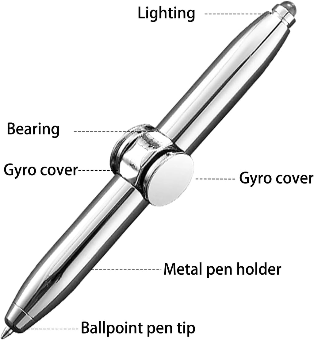 Spinner Pen Floodlight Spinning with LED Light