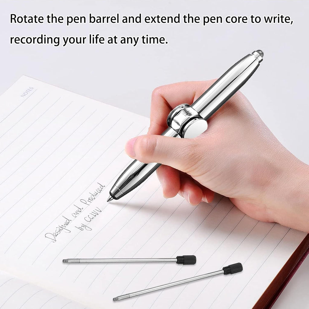 Spinner Pen Floodlight Spinning with LED Light