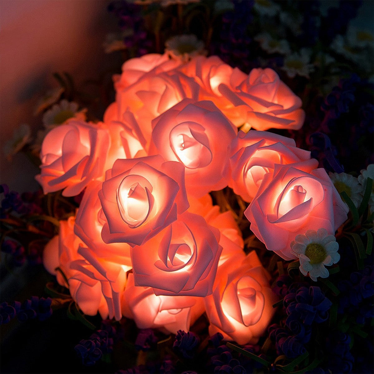 LED Rose Small  Modeling Table Lamp